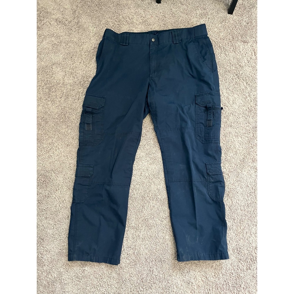 5.11 Tactical Cargo Pants Workwear‎ Utility Outdoor Blue Size 44x34